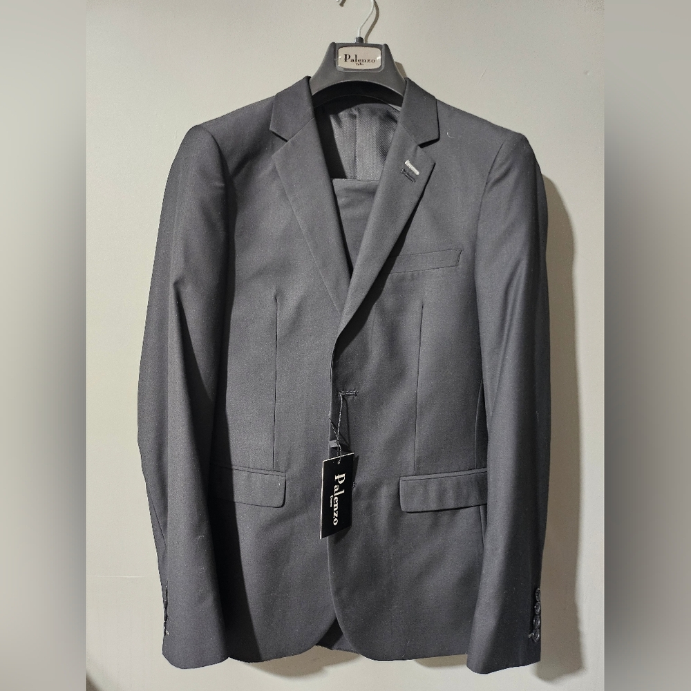 Men's Charcoal Blazer NEW